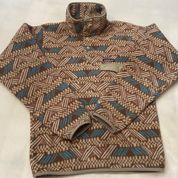 Patagonia Men's Brown Snap-T Synchilla Fleece Jacket Size XXS 2785 - Picture 6 of 14